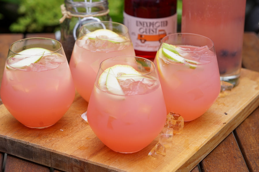 Pink Cold Tea Disco Flamingo's Pink Iced Tea – Unexpected Guest Gin