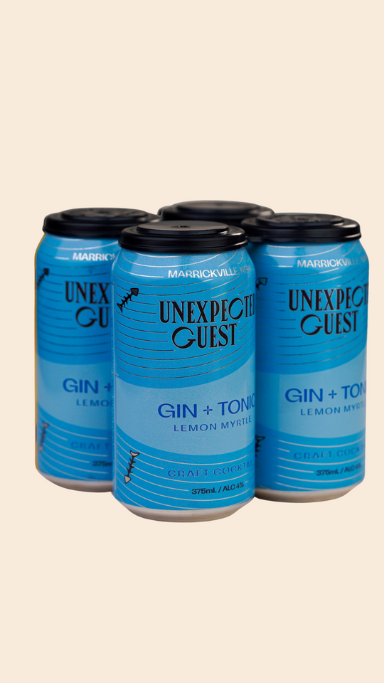 Gin + Tonic with Lemon Myrtle l 4 Pack
